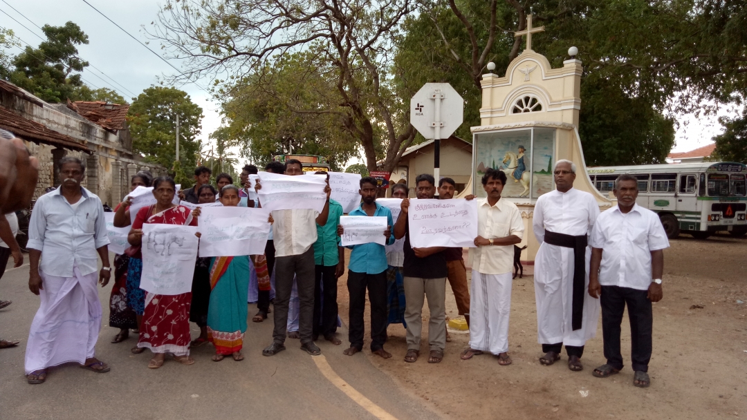 கால்நடைகள் கடத்தலை கண்டித்து கவனயீர்ப்பு போராட்டம்