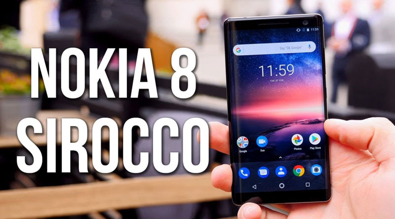 நோக்கியா நிறுவனத்தின் புதிய அலைபேசியான Nokia 8 Sirocco வை அறிமுகம்!