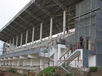 கிளிநொச்சி- ரொட்றிக்கோ மைதான புனரமைப்பு மந்தகதியில்..