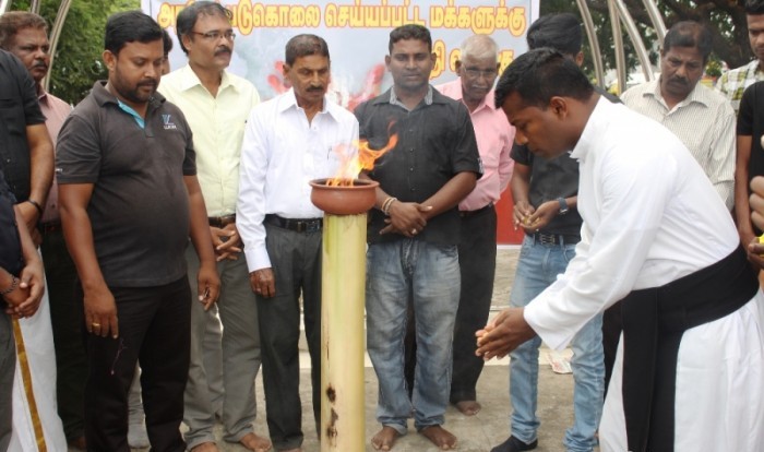 மட்டக்களப்பு காந்தி பூங்காவில் முள்ளிவாய்க்கால் நினைவு நிகழ்வு!