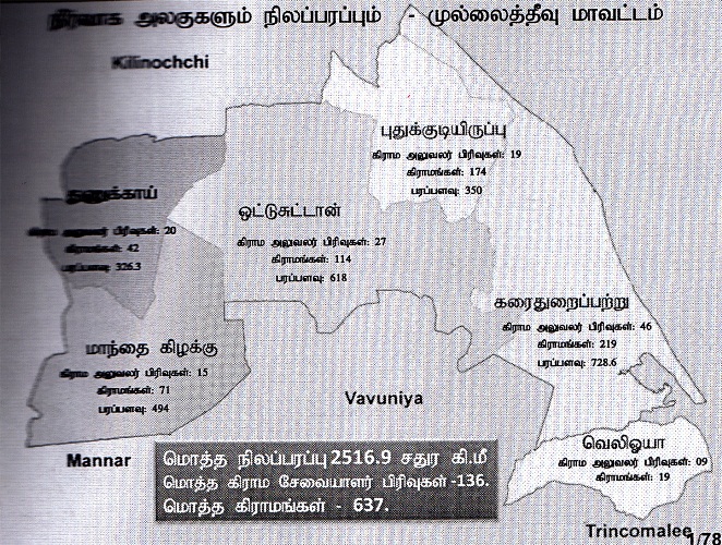 வெலிஓயா தனி சிங்கள பிரதேச செயலர் பிரிவின் பரப்பளவு என்ன? விழி பிதுங்கும் அதிகாரிகள்..