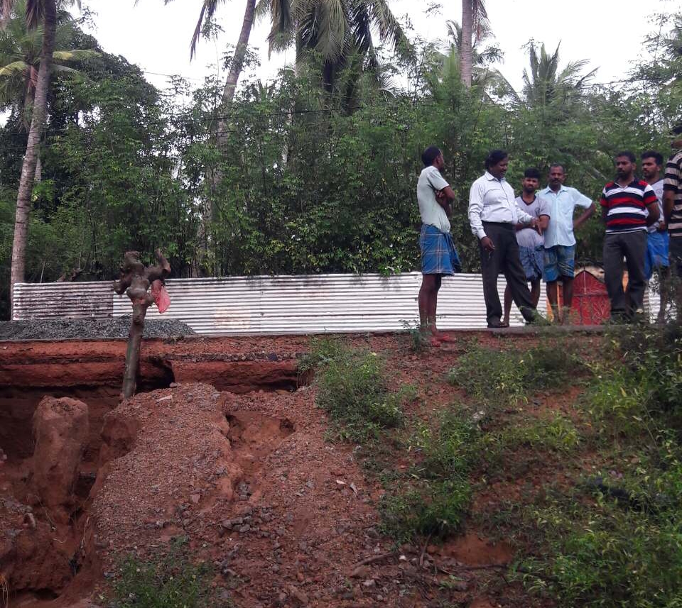 முல்லைத்தீவின் வெள்ள நிலைமைகளைப் பார்வையிட்டார். ரவிகரன்..