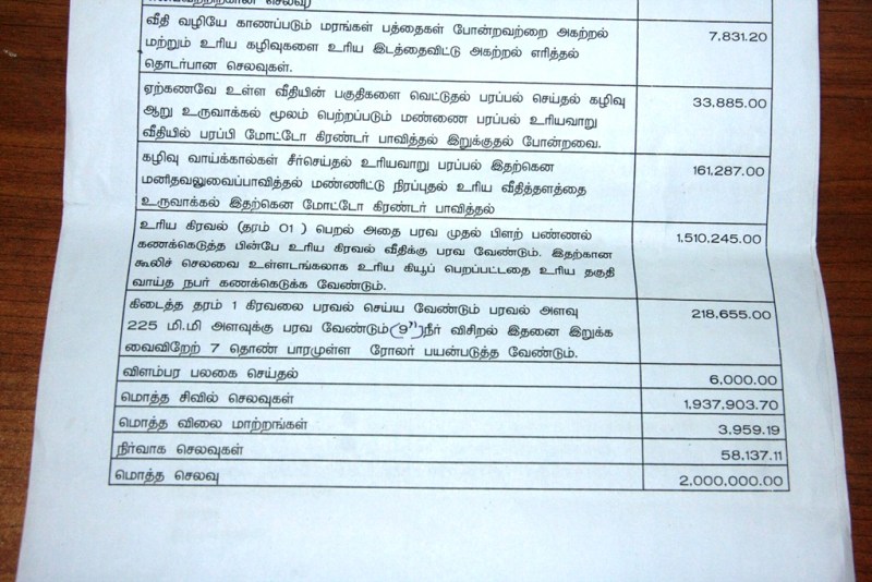 பணம் ஒதுக்கியும் விளம்பர பலகை அமைக்காமல் மந்தகதியில் செயற்படும் அதிகாாிகள்..