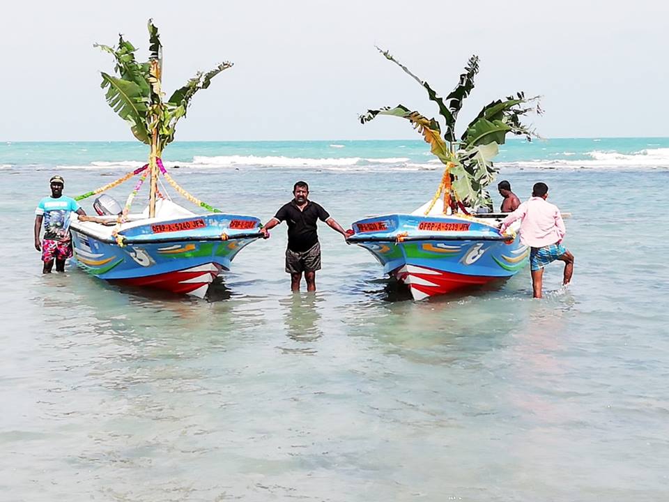 தை பூச நாளில் மீன்பிடிக்கு செல்கிறது புதிய படகுகள்..