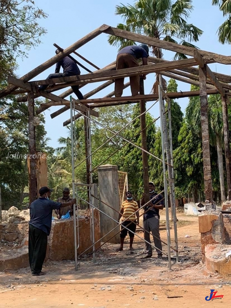 யாழ்.மாநகர முதல்வரின் பணிப்பு..! கிட்டு பூங்கா முகப்பு மீளமைப்பு செய்யப்படுகிறது..