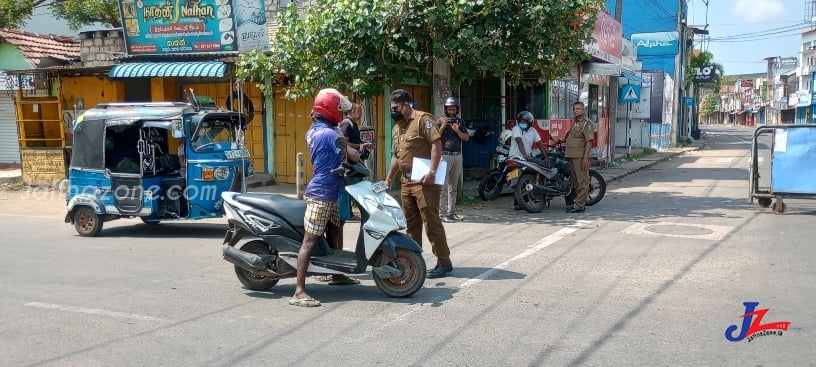 யாழ்.பொலிஸ் பிரிவில் 9 பேர் கைது..! ஊரடங்கு உத்தரவை மீறினார்களாம்..