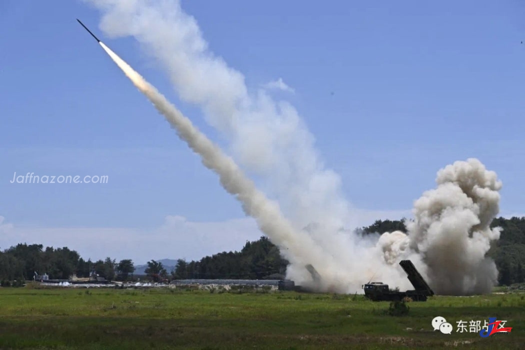 தாய்வான் கடற்பகுதிகளை நோக்கி சீனா ஏவுகணை தாக்குதல்!!