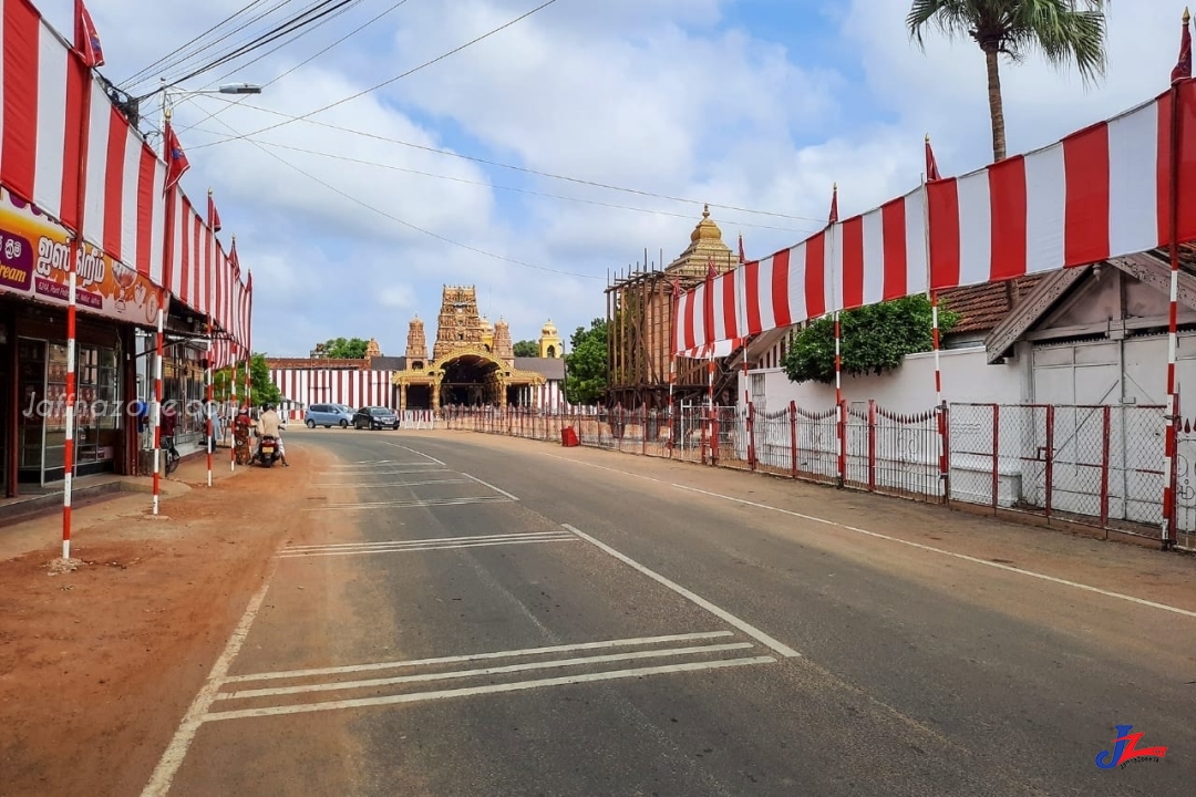 வரலாற்று சிறப்புமிக்க நல்லூர் கந்தசுவாமி ஆலய பெருந்திருவிழா ஏற்பாடுகள் பூர்த்தி..