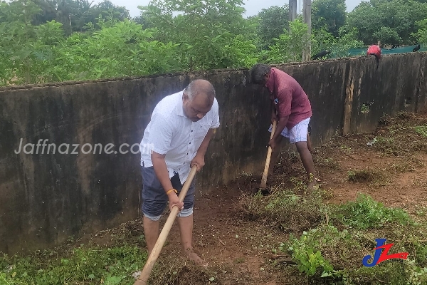 கோப்பாய் மாவீரர் துயிலுமில்ல வீதி துப்புரவு பணியில் முன்னணி!