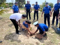 உயிரிழந்த கடற்படையினர் நினைவாக யாழில் மர நடுகை