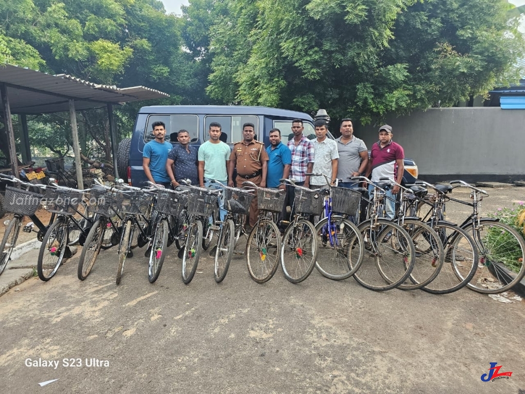 யாழில். சைக்கிள் திருட்டில் ஈடுபட்டு வந்தவர் கைது