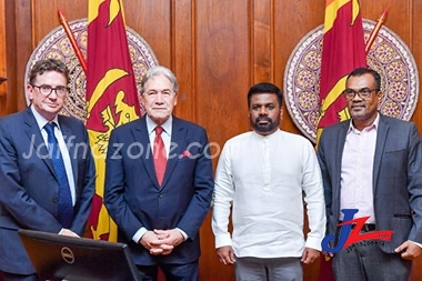 ஜனாதிபதி அனுரவைச் சந்தித்தார் நியூசிலாந்து பிரதிப் பிரதமர்!