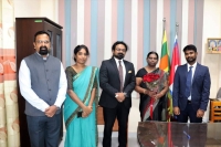 வடக்கு மாகாண பிரதம செயலாளரை சந்தித்த இந்திய துணைத்தூதர் உள்ளிட்ட குழுவினர்